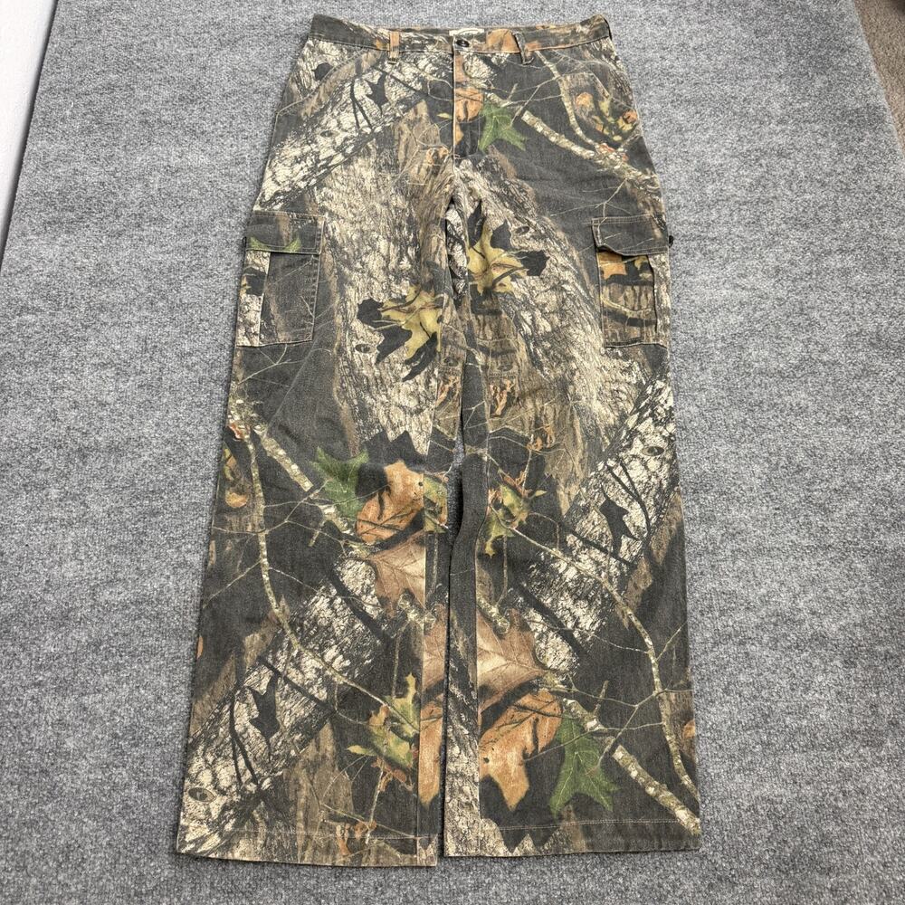 FieldStaff by Mossy Oak Realtree Camo Cargo Hunting Pants Mens Medium 32-34 Outd